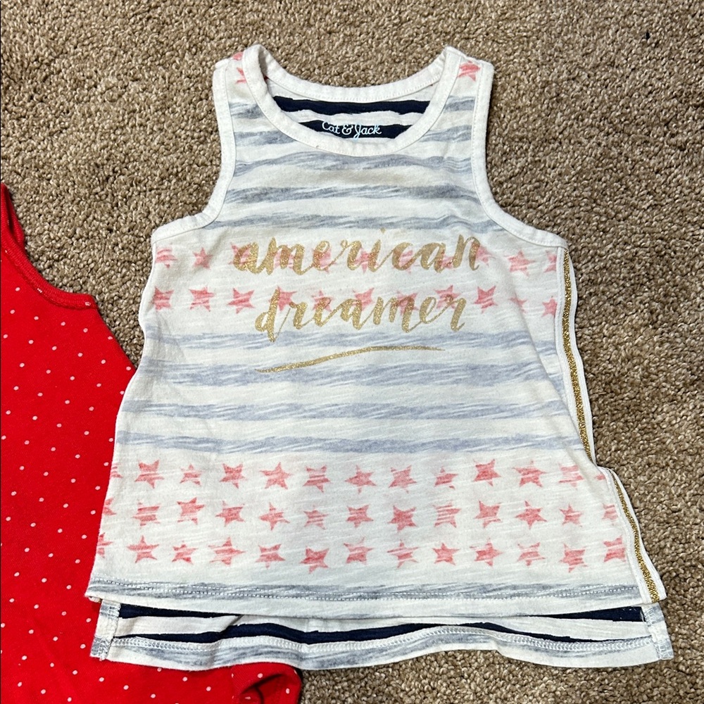 Cat & Jack Colorful Tank Top Bundle of 6 12-18 Months - Picture 6 of 8